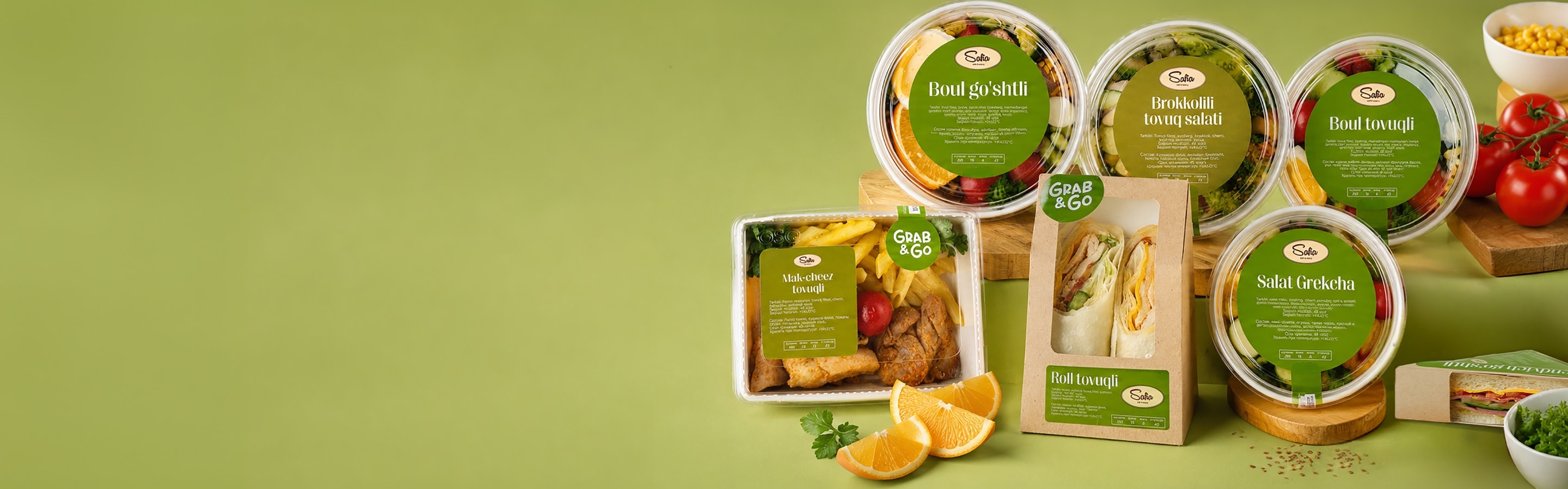 Grab'n'Go tarmog'i: Katta shaharning sog'lom ritmi.