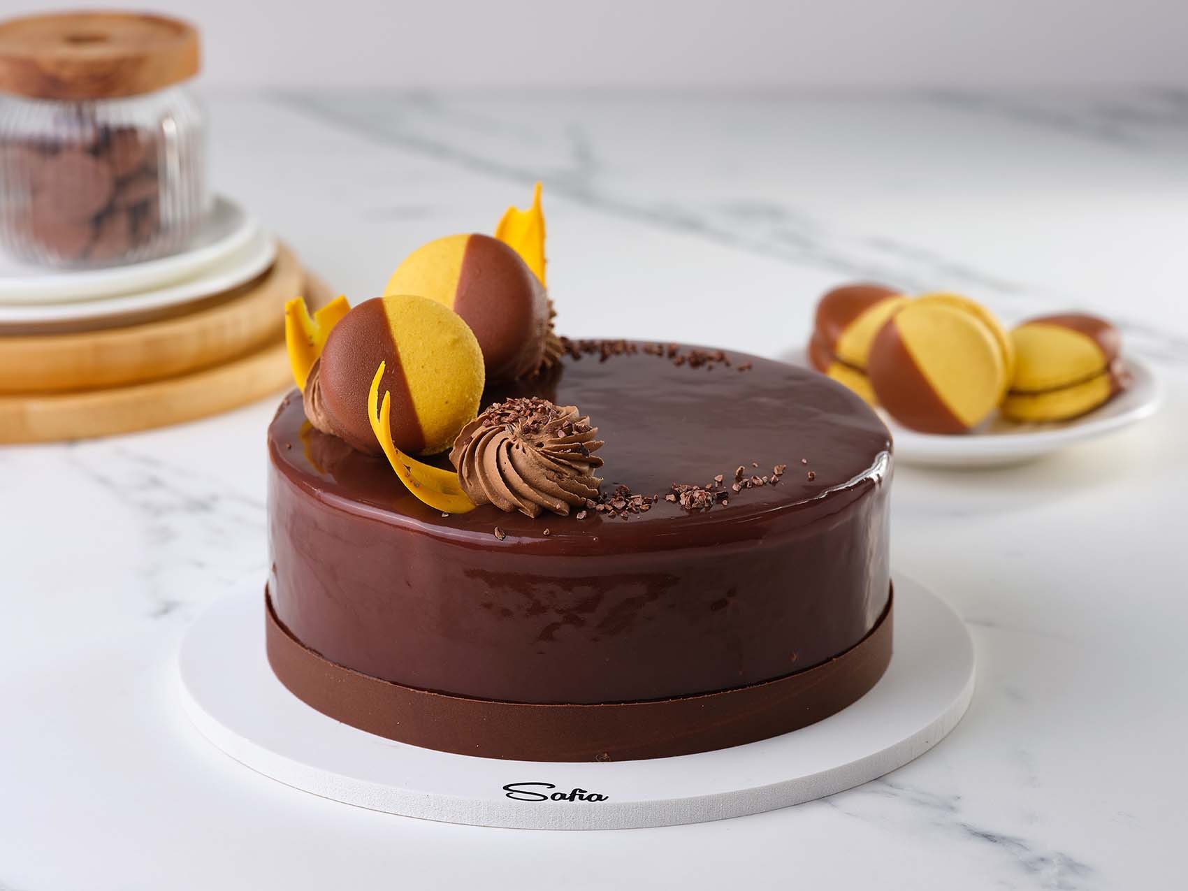 Мини торт Шоколадно-банановый