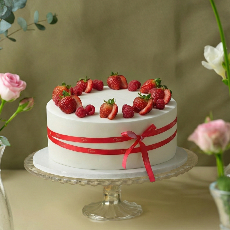 Шоколадно-малиновый праздничный