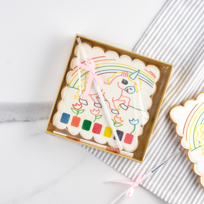 Gingerbread coloring book Pony