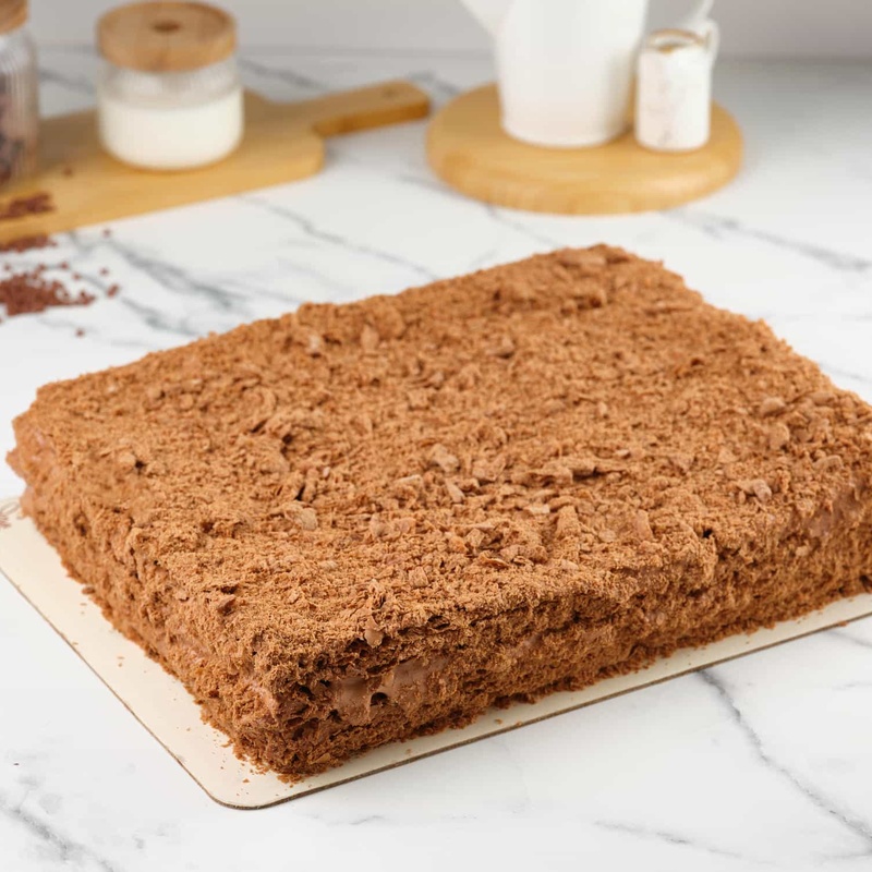 Торт Наполеон шоколадный