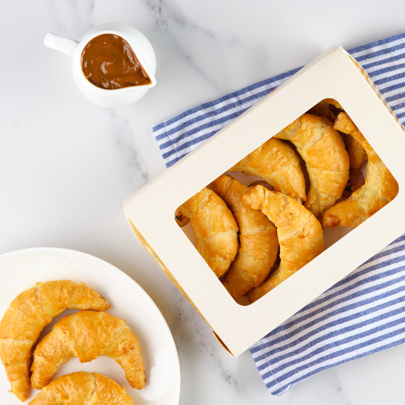 Печенье Рогалики со сгущенкой в мини упаковке