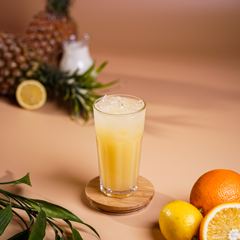 Лимонад йогурт-ананас