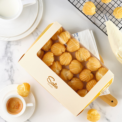 Мини эклеры Заварные в упаковке