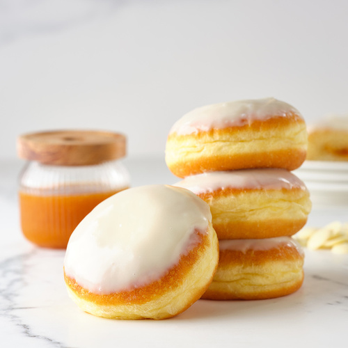 Пончики с абрикосом в упаковке/2шт