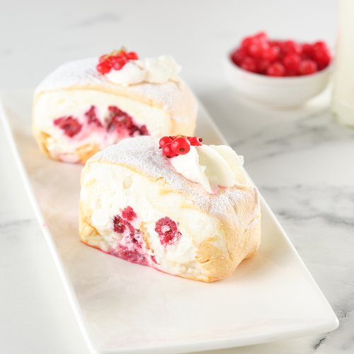 ПП Пирожное-рулет меренговый