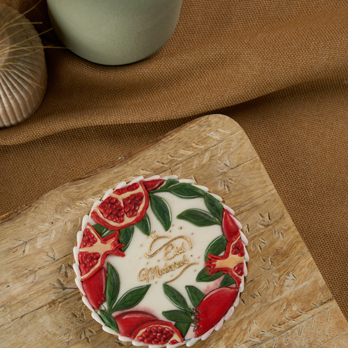 Имбирное печенье Гранаты с надписью Хайит