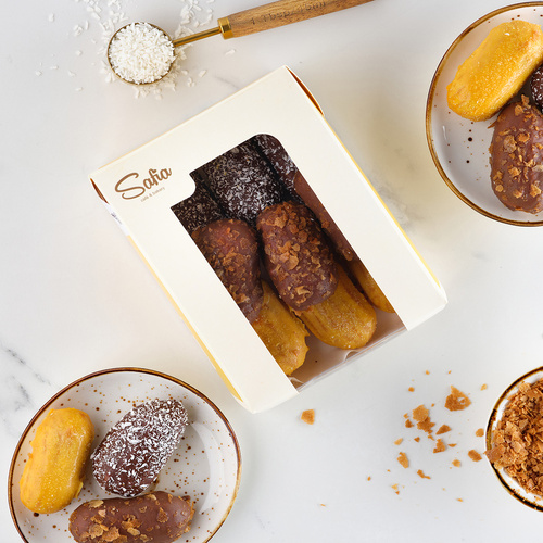 Мини эклеры Ассорти в мини упаковке