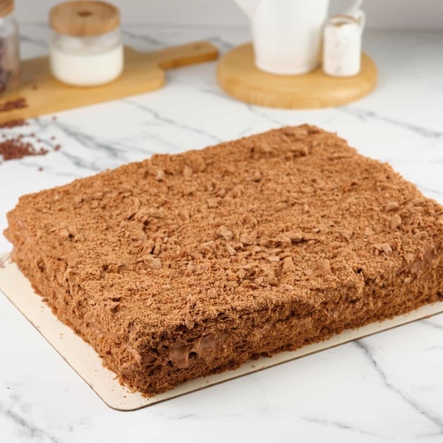 Торт Наполеон шоколадный